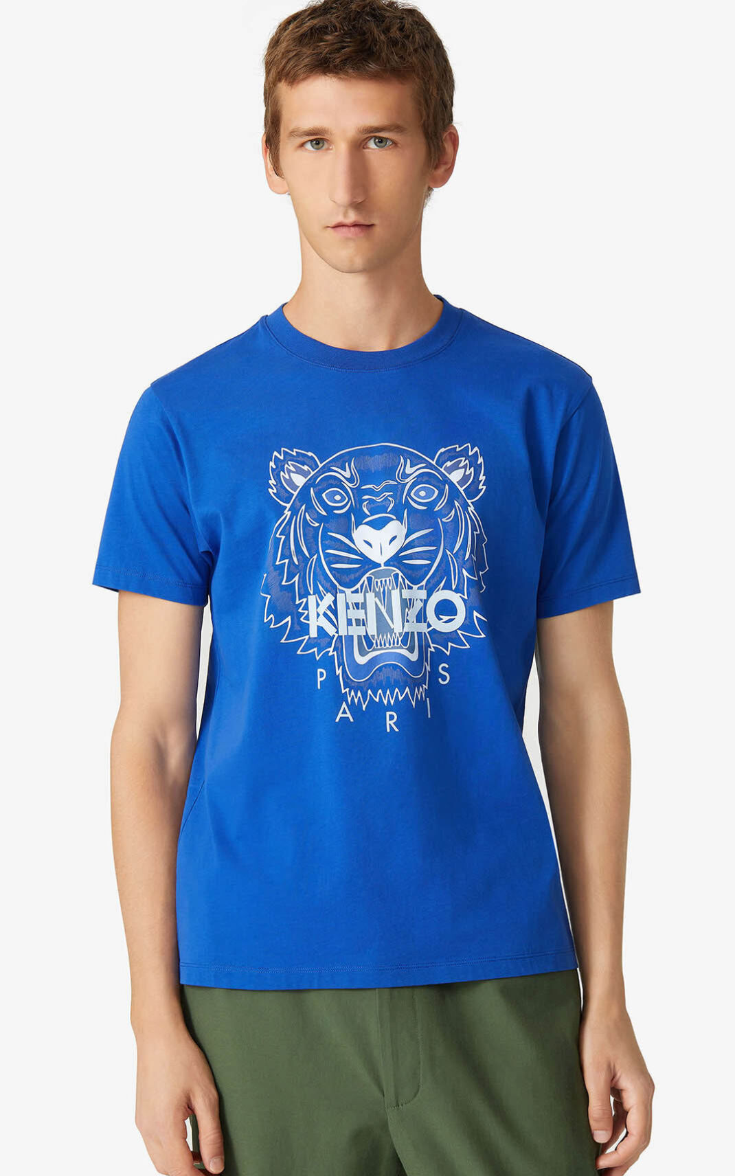 Camisetas Kenzo Tiger Hombre Azul Real Azules - SKU.5736716